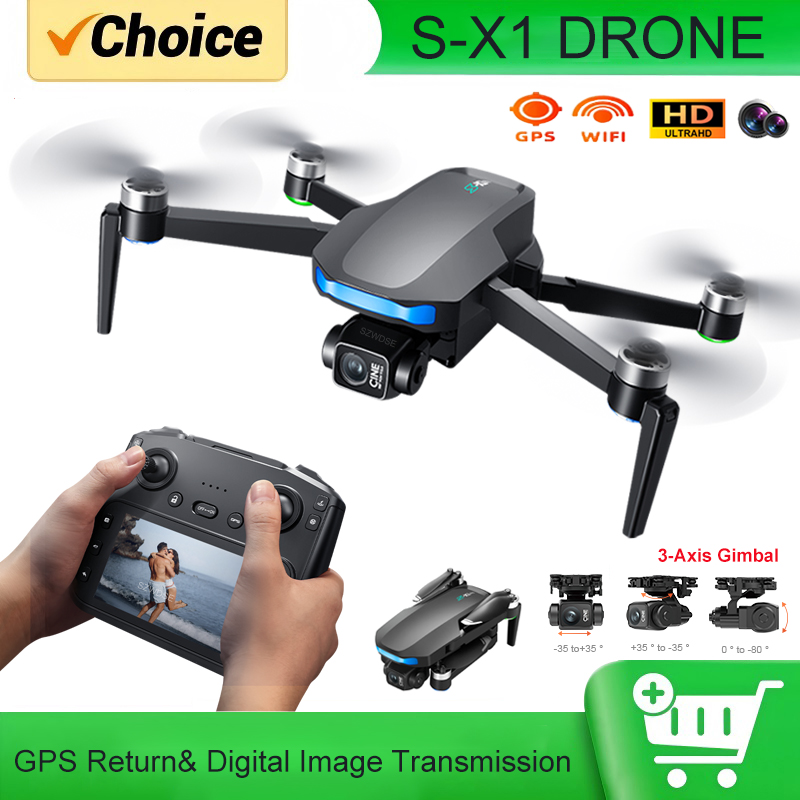Rc Helicopter Charger - S-X1 MAX GPS Drone with 3-Axis