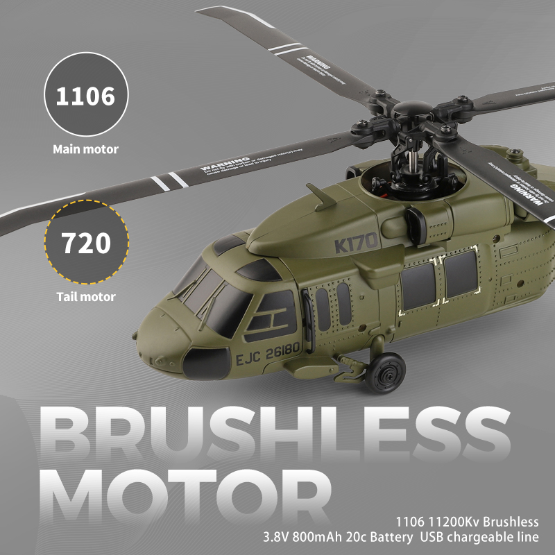 UH-60L Brushless RC Helicopter - Rc Helicopter Gyro review and price