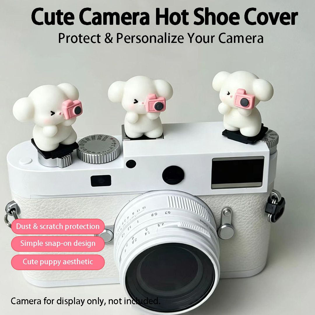 Cute 3D Puppy Camera Hot Shoe  - Canon Camera Eos R8 review and price