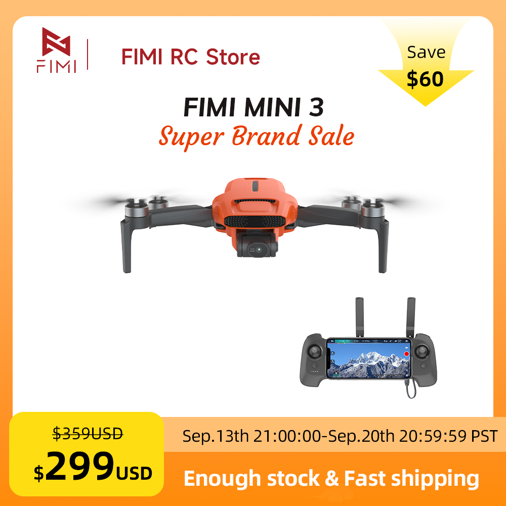 FIMI MINI 3 Camere Drone 4K 60 - Rc Helicopter Case review and price
